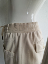 Summum Woman pantalon Punto Milano. Maat 38, Crème