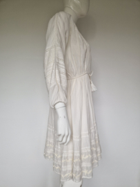 Berenice Paris katoenen boho jurk. Maat 40. Wit.