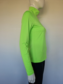 Marc Cain Sports top met col |  Maat S | Neon groen |