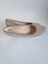 Gabor Comfort instappers met sleehak | Maat 7 | Taupe |