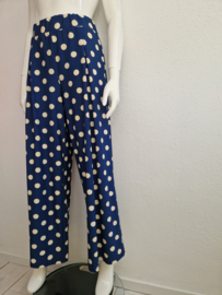 Encuentro palazzo pantalon. Maat M. Blauw/polkadots.