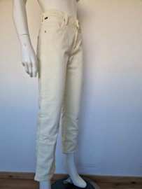 Citizens of Humanity cropped jeans.Crème. Maat 40