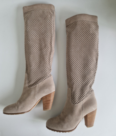 Marc Cain suède laarzen. Maat 37. Taupe.