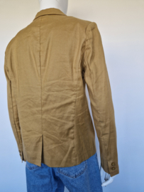 10 FEET linnen Blazer. Maat M. Okergeel.