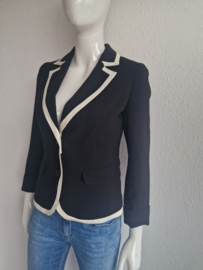 123 blazer. Maat 34/36, Zwart/crème