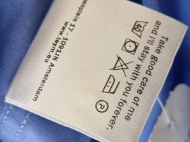 Teym blouse The Shirt. Maat M. Blauw.