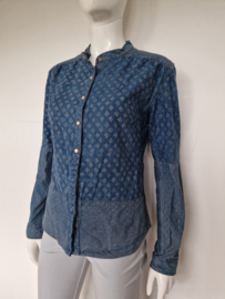 Kuyichi denim blouse. Mt. S. Blauw.