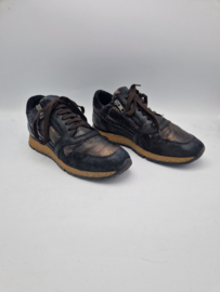 Red Rag sneakers. Maat 40, Zwart/brons/leer.