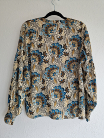 Geisha blouse top. Maat 40. Floral print.