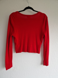 Zilch vestje. Maat S. Rood/ sojabonen