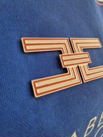 lisabetta Franchi statement sweater. IT. maat 44. Kobaltblauw