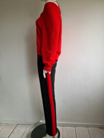 Riani pullover met V-hals. Maat 38, Rood.