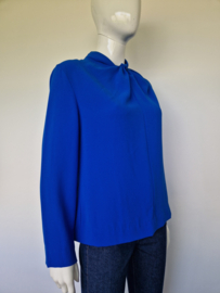 Cos blouse top. Maat M. Blauw.