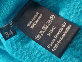 Aperto coltrui. Maat XS. Turquoise/kasjmier