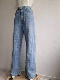 Levi's Ribcage wide leg jeans. Maat 29, Blauw.