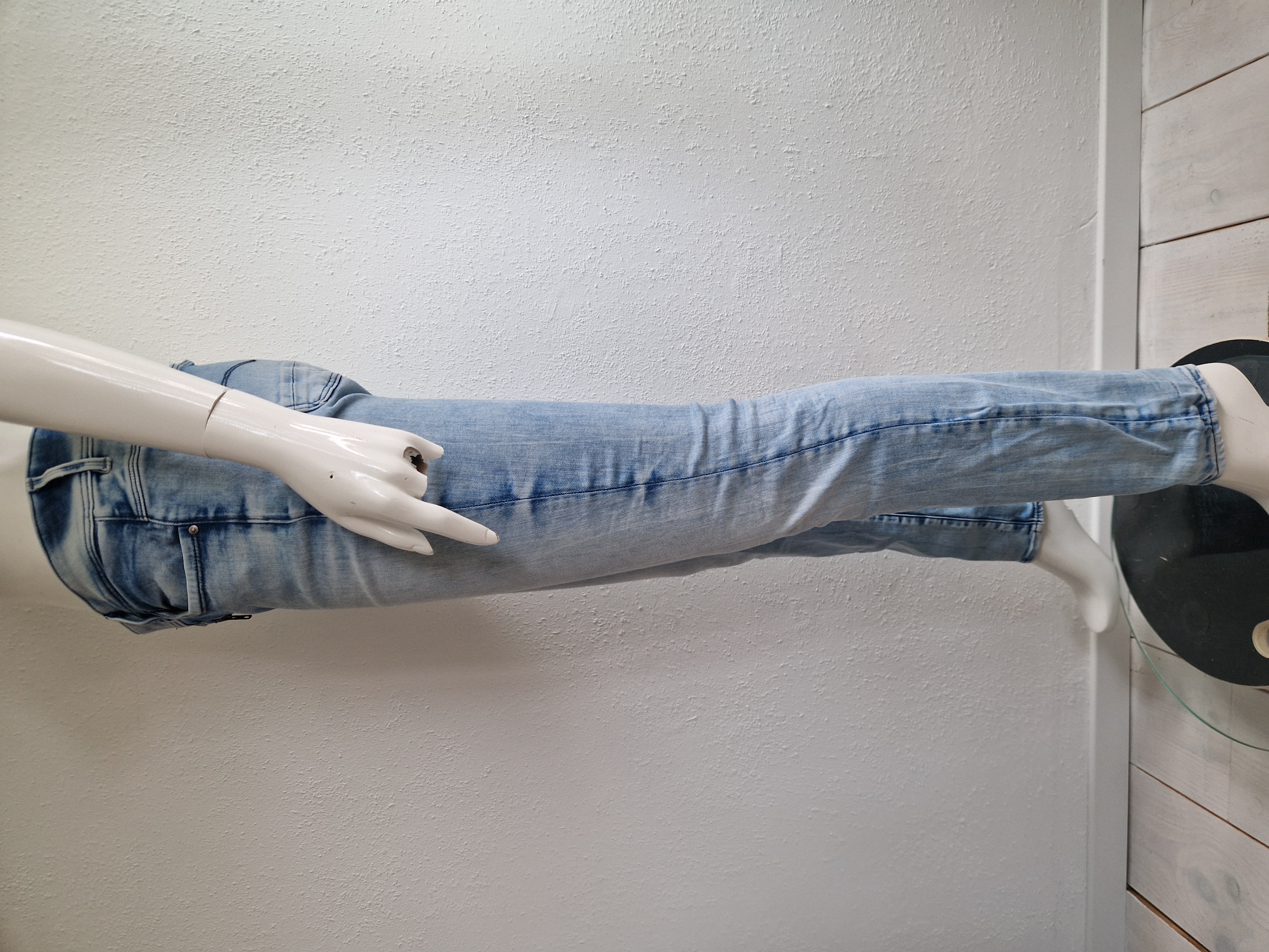 G-Star Raw Lynn Zip Mid skinny. Maat 30/34, Lichtblauw.