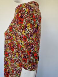 King Louie blouse. Maat M. Bloemenprint.