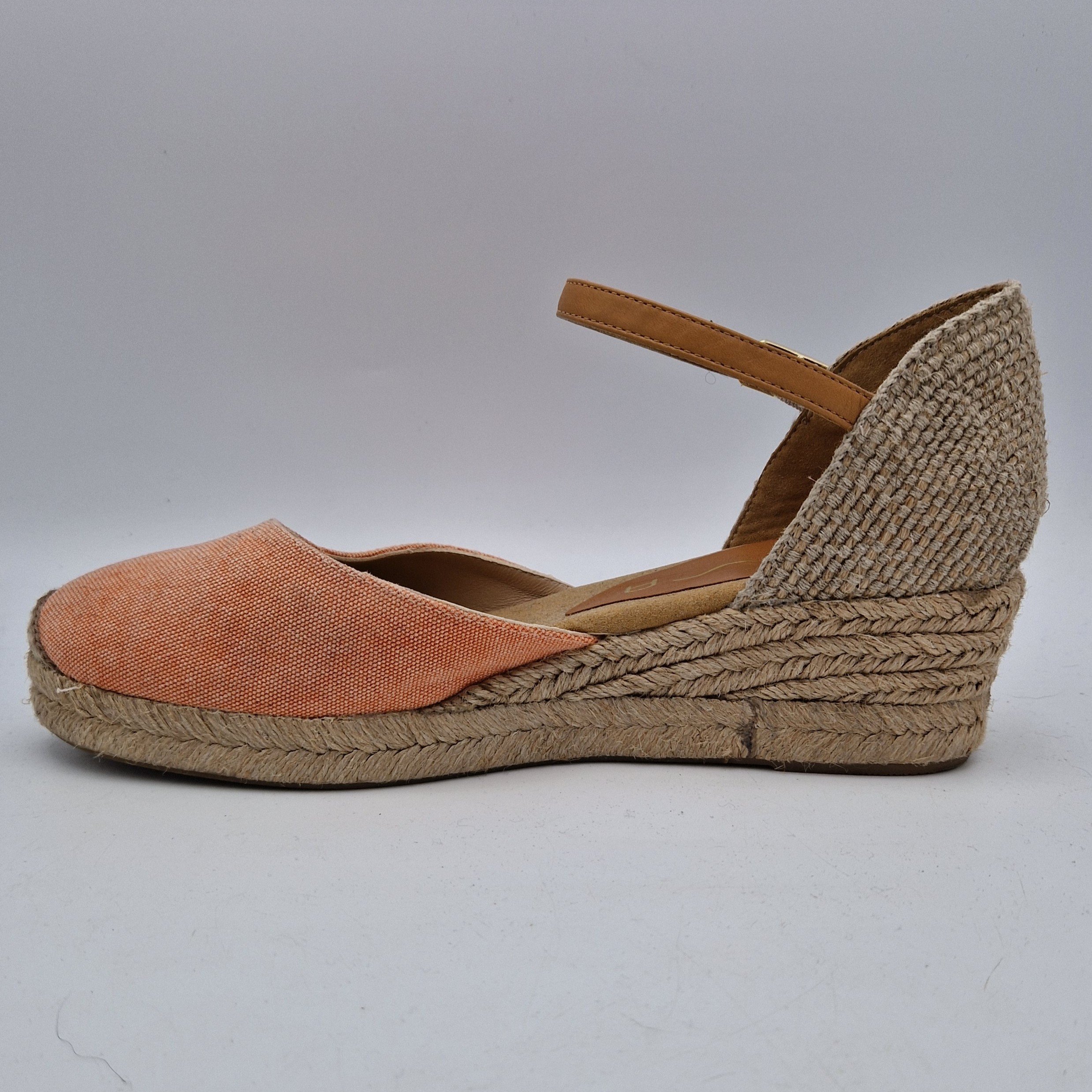 Unisa espadrilles. Maat 39, Zalm.