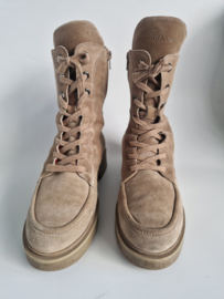 Via Vai suède veterlaarsjes | Maat  41 |Beige |