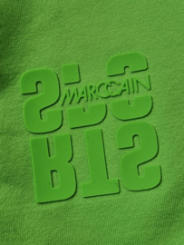 Marc Cain Sports top met col |  Maat S | Neon groen |