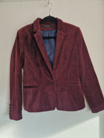 Monoprix Femme blazer. Maat 36/38, Wijnrood/fluweel.