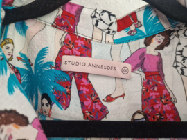Studio Anneloes Bowie People Crepe blouse. Maat XXL.