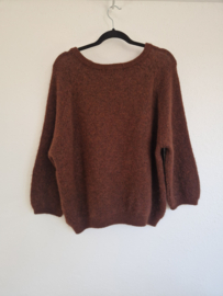 American Vintage trui | Maat M/L | Bruin |