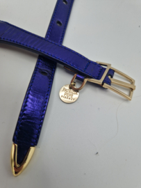 Patrizia Pepe riem. Maat M. Paars/zilver/leer