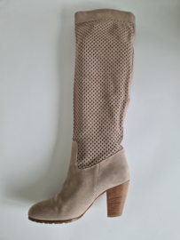 Marc Cain suède laarzen. Maat 37. Taupe.