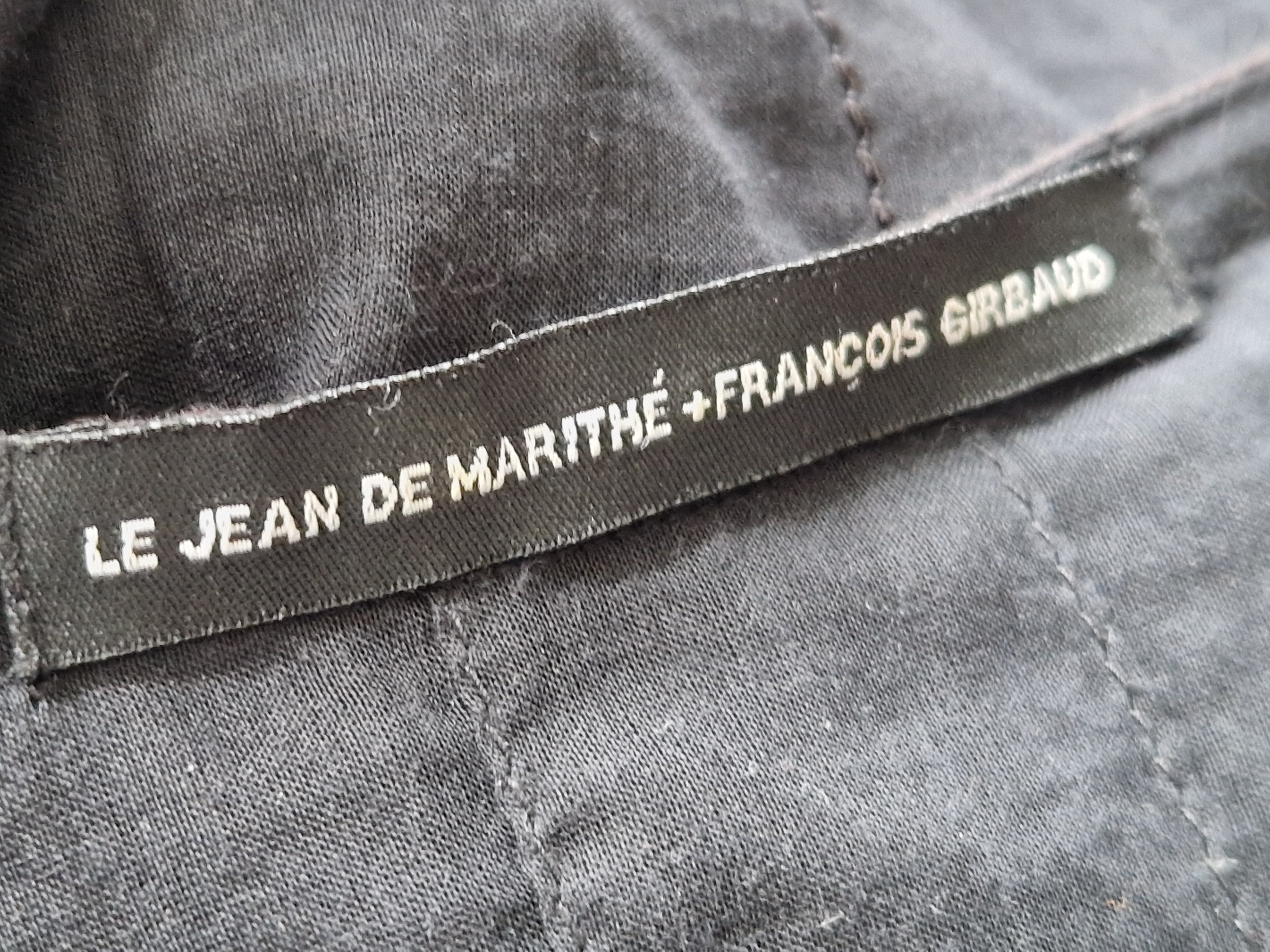 Le Jean de Marithé & Francois Girbaud top. Maat 38, Zwart