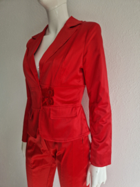 Via Fillungo blazer. Maat 36/38, Rood.