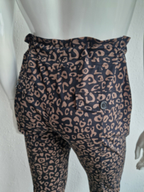 Mi Piace pantalon. Maat XXL. Zwart/bruin.