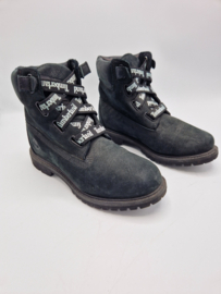 Timberland boots. Mt. 38. Zwart/leer.