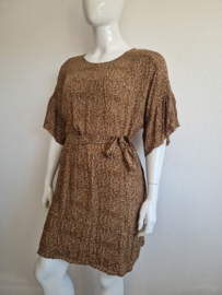 Yaya jurk. Maat 42/44 Bruin/print.