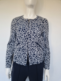 Luisa Cerano jasje. Maat 38, Blauw/wit.