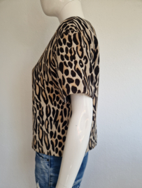 Marlene Birger top. Maat 36, Beige/bruin.