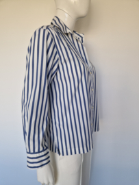 Marc O'Poloblouse. Maat 34/36, Blauw/wit gestreept.