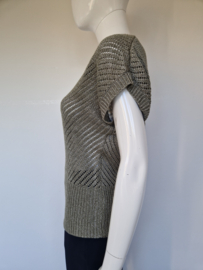 Enjoy spencer. Maat M. Grijs/groen.