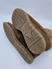 Gabor laarsjes met sleehak. Maat 6, Bruin/suède.