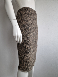 Marc Cain midi rok. Maat 3, Luipaarddessin.