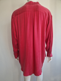 Créton blouse Cremmie. Maat XL. Framboos.