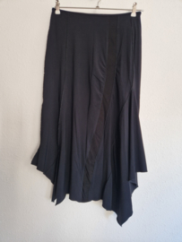 Marithé & Francois Girbaud rok. Maat 38, Zwart.