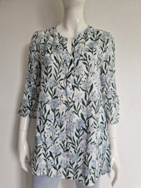 Riani blouse top. Maat 38, Creme/bloemenprint.