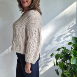 INTI Knitwear vest | Maat M | Crème | Alpaca |