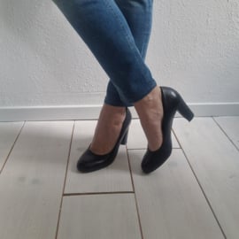 Mexx pumps. Maat 41, Zwart/leer.