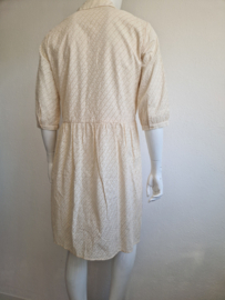 Yaya Women jurk. Maat 40, Crème/broderie.