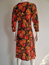 La Lamour jurk Rosaly Roses. Maat M. Rozenprint.