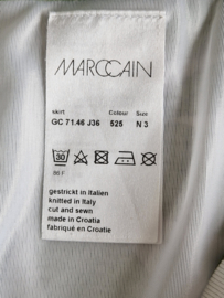 Marc Cain kokerrok. Maat 3, Bladerenprint.