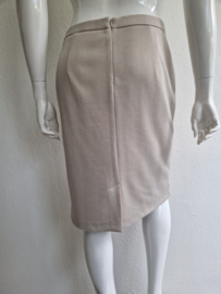 Mart Visser rok. Maat 42, Beige/visgraat