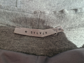 Sylver vest met rits. Maat 36, Grijs.